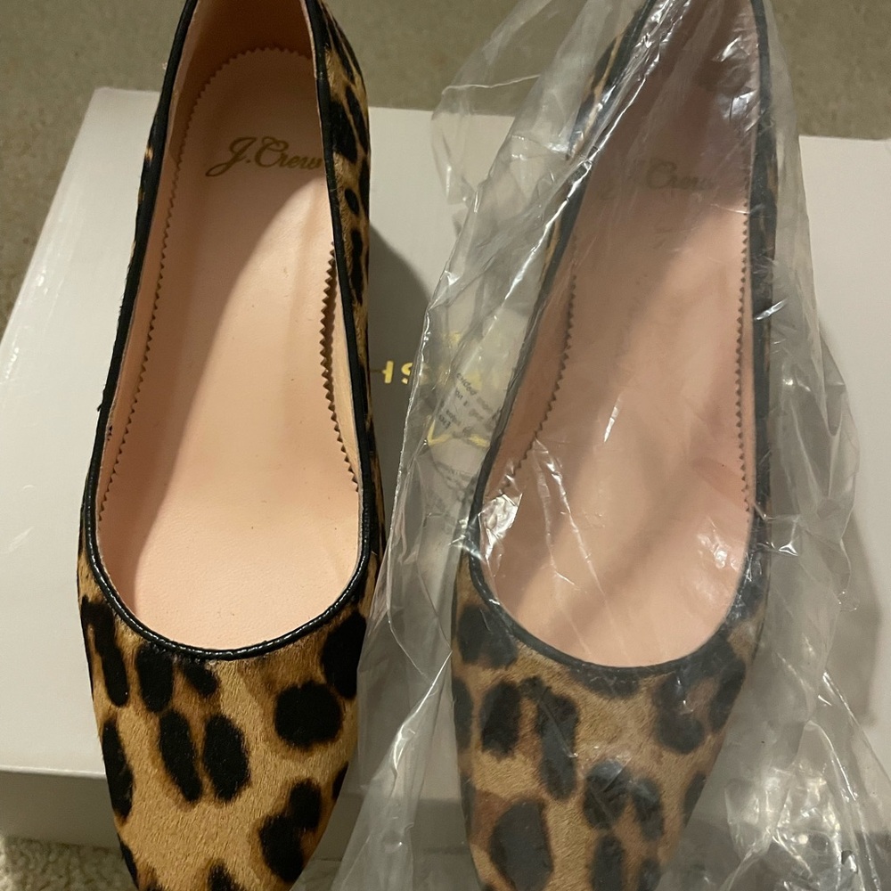 J. Crew Leopard Print Flats